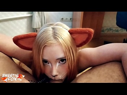 ❤️ ʻAle ʻo Kitsune i ka ʻāʻī a me ka cum i loko o kona waha ️ Porn video ia makou ❌️